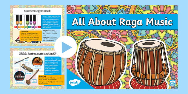 👉 KS1 All About Raga Music Information PPT - Twinkl