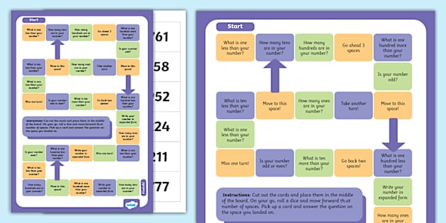 Place Value Board Game - KS2 Place Value Games - Twinkl