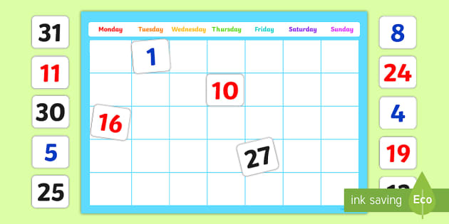 A2 Editable Calendar Display Pack (teacher made) - Twinkl