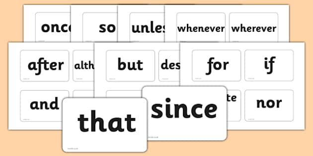 FREE! - Conjunctions On Flash Cards (teacher Made) - Twinkl