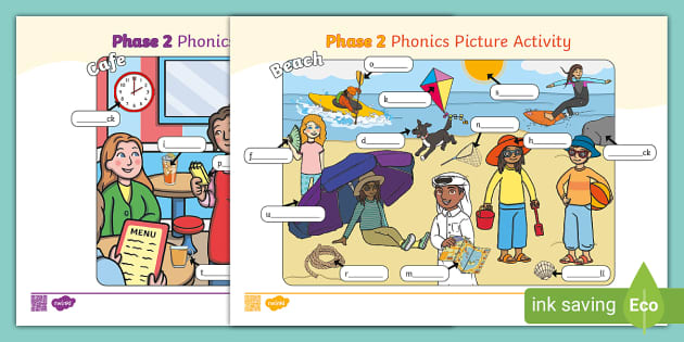 Phase 2 Phonic Picture Activity (teacher made) - Twinkl