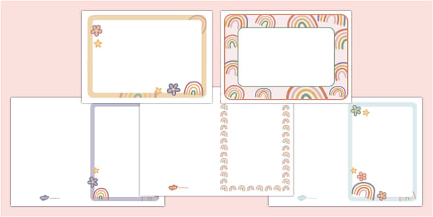 Muted Rainbow Gift Cards (teacher made) - Twinkl