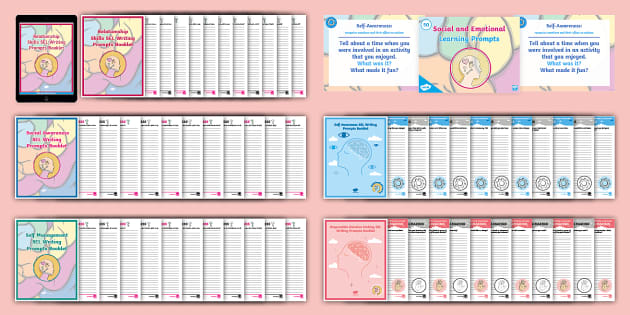 Social Emotional Writing Prompts Pack | SEL | Twinkl USA