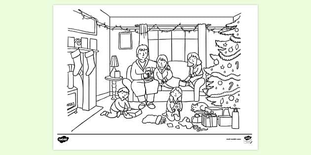 Free Christmas Colouring Pages For Preschoolers