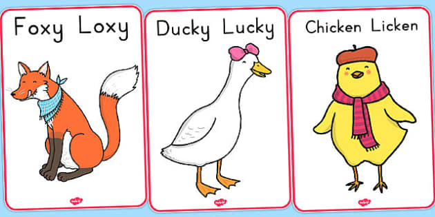 Chicken Licken Display Posters teacher Made Twinkl