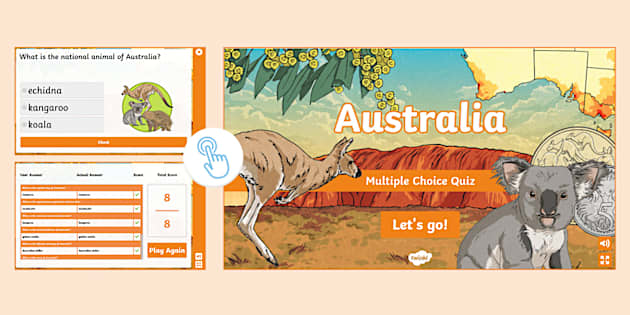 NEW * Australia Interactive Quiz - Twinkl