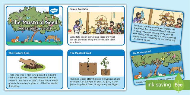 16 Parable Of The Mustard Seed Activities To Inspire Faith Teaching   T Re 1665506244 Ks1 The Parable Of The Mustard Seed Sequencing Cards Ver 2 