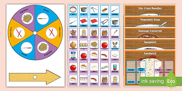 Dinner Time Game (teacher made) - Twinkl