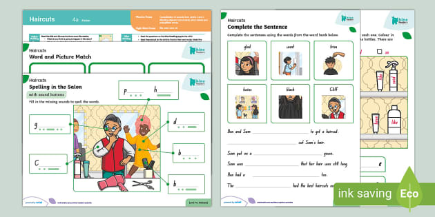 Level 4a Haircuts Guided Reading Pack (Teacher-Made)