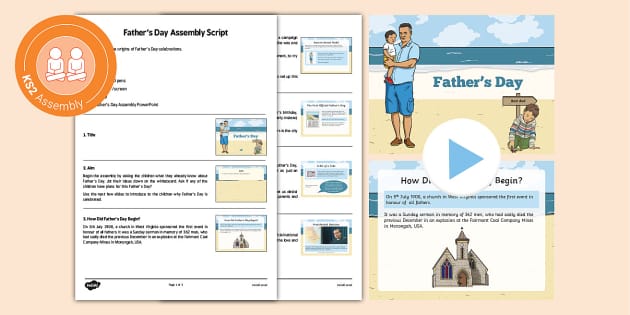 Father's Day Assembly Pack (teacher made) - Twinkl
