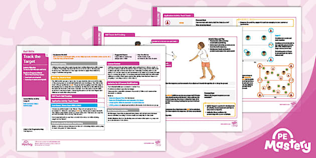 PE Mastery: 2nd Ball Skills Lesson 1 - Track the Target