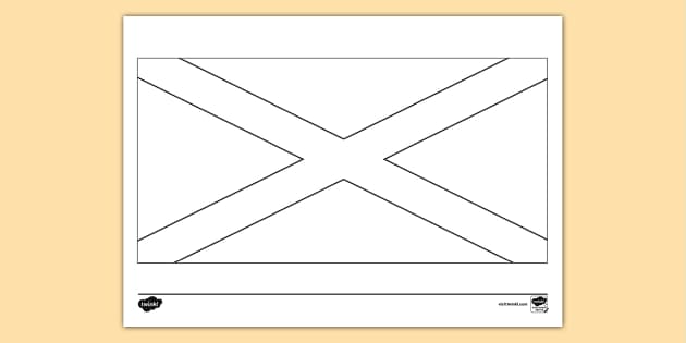 Jamaica Flag Coloring Sheet (Teacher-Made) - Twinkl