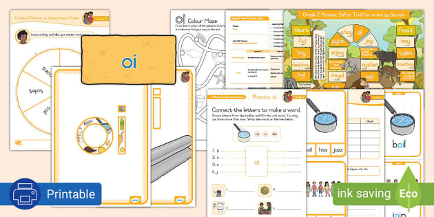 Grade 2 Phonics Pack Oi Teacher Made Twinkl