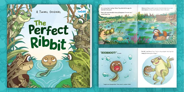 The Perfect Ribbit' eBook - Frog Life Cycle Children's Book