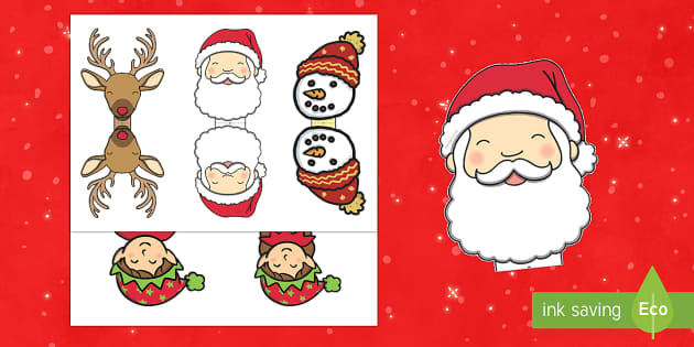 Lolly Pop Christmas Characters Print-Out (teacher made)