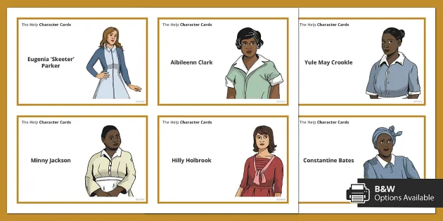 The Help Character Cards (Teacher-Made) - Twinkl