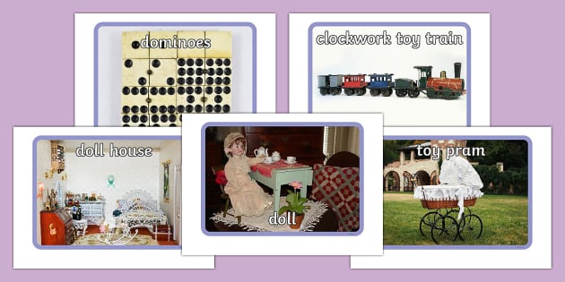 Victorian Toys Photo Display Pack - Twinkl - KS1 - Twinkl