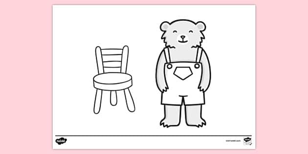 Chair Coloring Page 