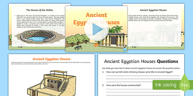 egyptian houses inside