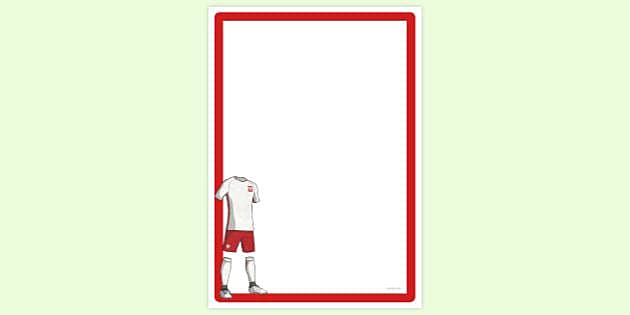 FREE! - Simple Blank Poland Home Kit Page Border | Twinkl