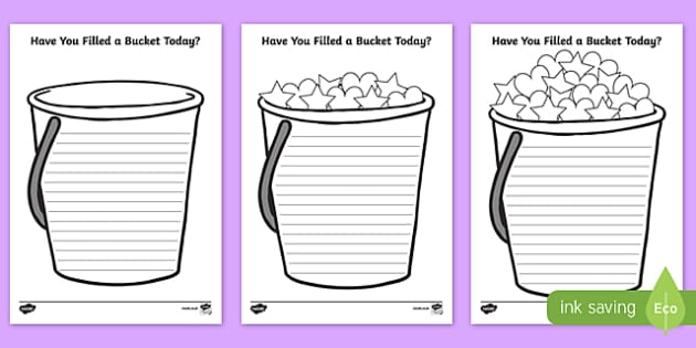 Have You Filled a Bucket Today Writing Frame (Teacher-Made)