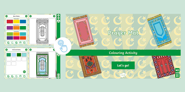 Prayer Mat Interactive Colouring (teacher made) - Twinkl