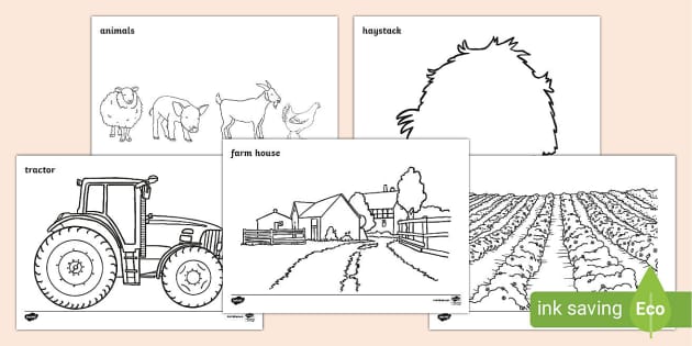 agricultural coloring pages