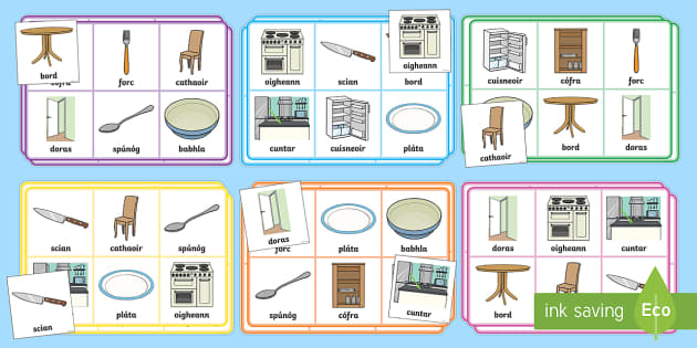 The Kitchen Bingo Gaeilge teacher Made the-kitchen-bingo-gaeilge-teacher-made