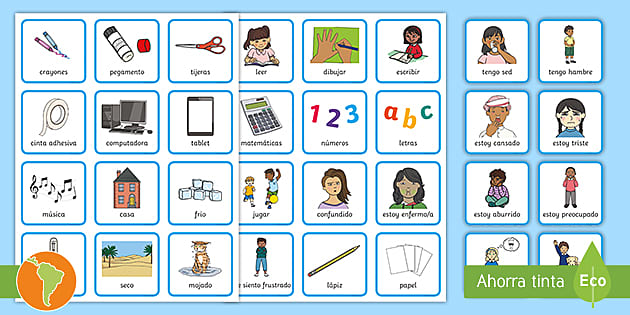 Tarjetas con imágenes para niños: Comunicación no verbal- Guía de trabajo