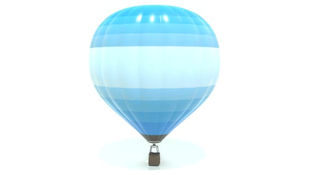 Model of hot store air balloon