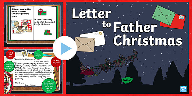 Letter To Father Christmas Task Setter Profesor Hizo