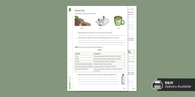 ks3 materials worksheets ks3 chemistry beyond science