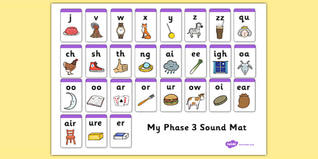 FREE! - Phase 3 Phonics Sound Mat (teacher made)