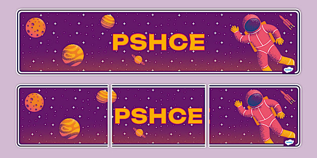 Space-Themed PSHCE Display Banner (teacher made) - Twinkl