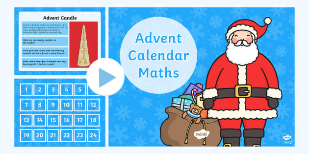 Advent Calendar Maths Challenges KS1 (teacher made) Twinkl