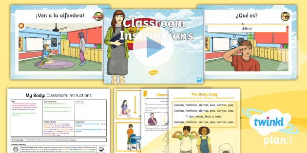 Spanish Classroom Commands Classroom Instructions Pack