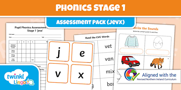 Phonics Stage 1 Assessment Pack (jevx)