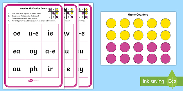 5 Foam Tic-Tac-Toe