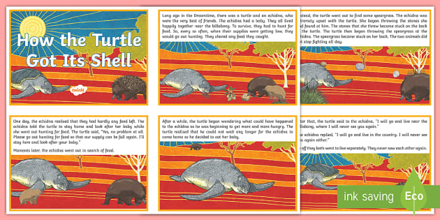 How the Turtle Got Its Shell, With Apologies to Aesop