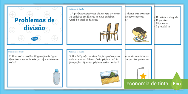 Problemas de Matemática para 3º Ano sobre Multiplicação