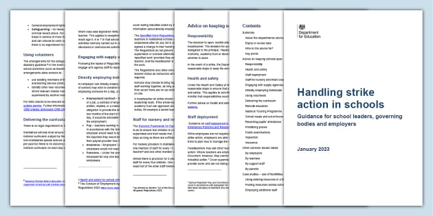 Handling Strike Action In Schools (teacher Made) - Twinkl