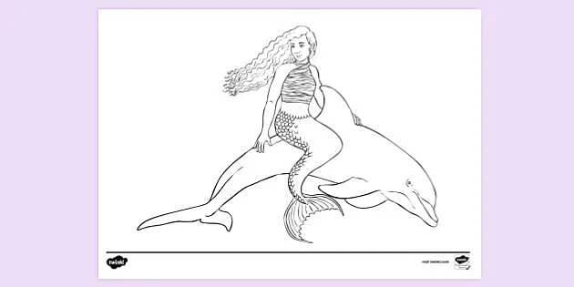 43 Mermaid Coloring Pages For Kids And Adults - Our Mindful Life