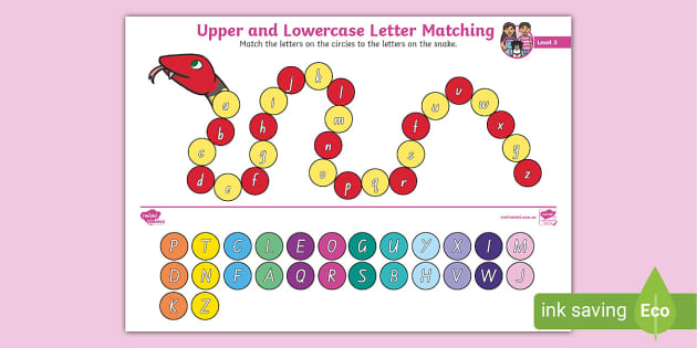 Upper and Lowercase Letter Matching Activity - Twinkl
