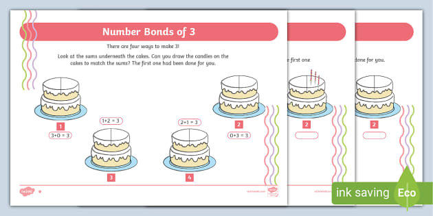 number bonds problem solving year 3