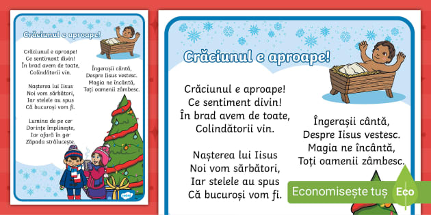Cr ciunul E Aproape Poezie Cr ciunul E Aproape Poezie