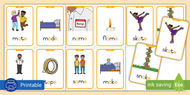 Grade 2 Phonics A_e Flashcards (professor Feito) - Twinkl