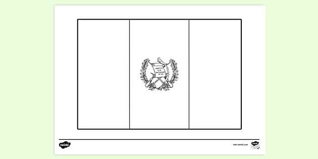 Free Guatemala Flag Colouring Sheets Colouring Pages