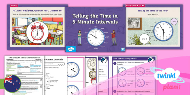 Level 3 Time: Read Time On Analogue Clocks Lesson 1 - Twinkl