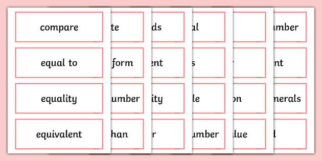 👉 Year 4 Number and Place Value Vocabulary Cards - Twinkl