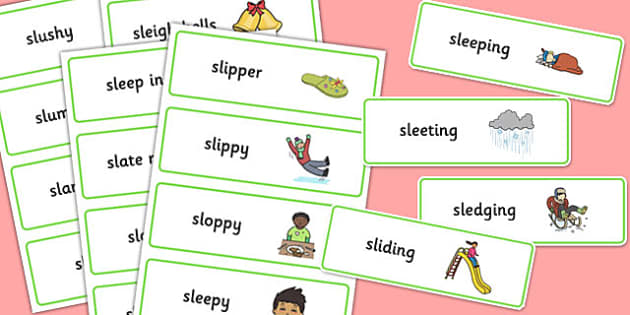 sl words for speech therapy